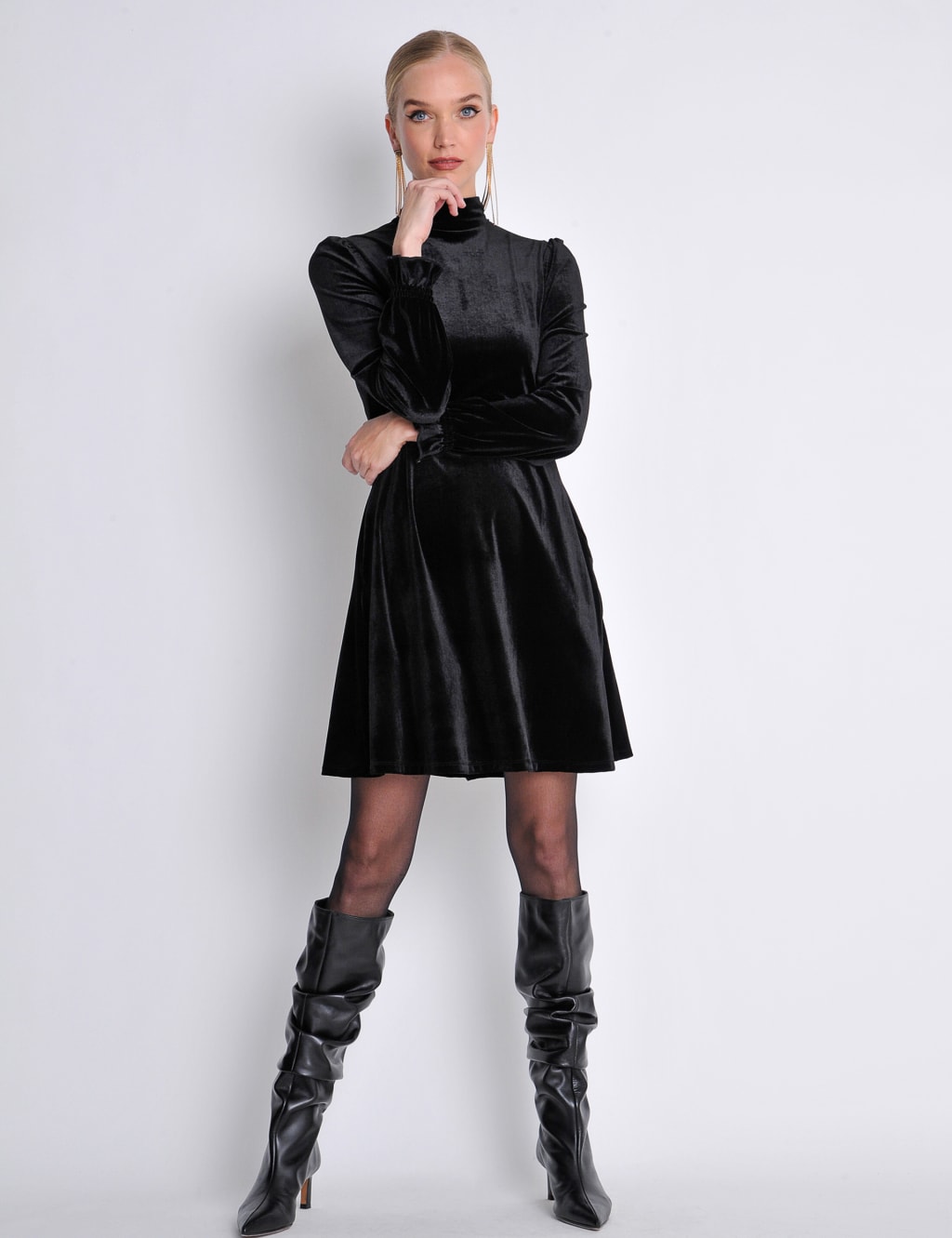 Marks and hot sale spencer velvet dress