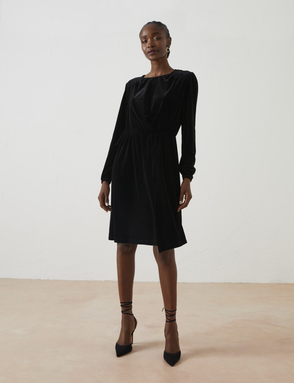 M and s velvet dress online