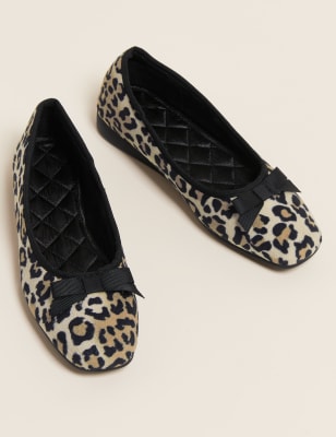 Animal print best sale ballerina slippers