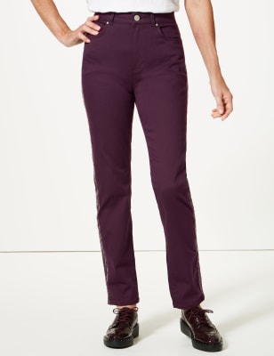 marks and spencer velvet jeans