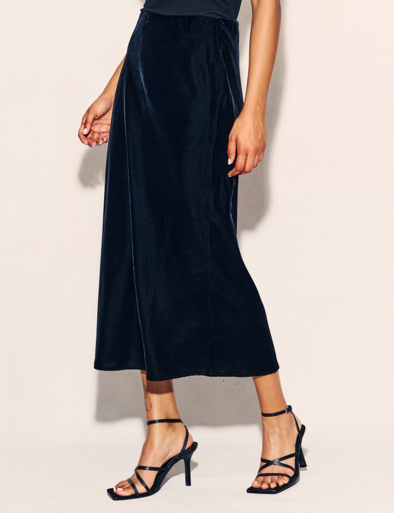 Velvet skirt marks and on sale spencer