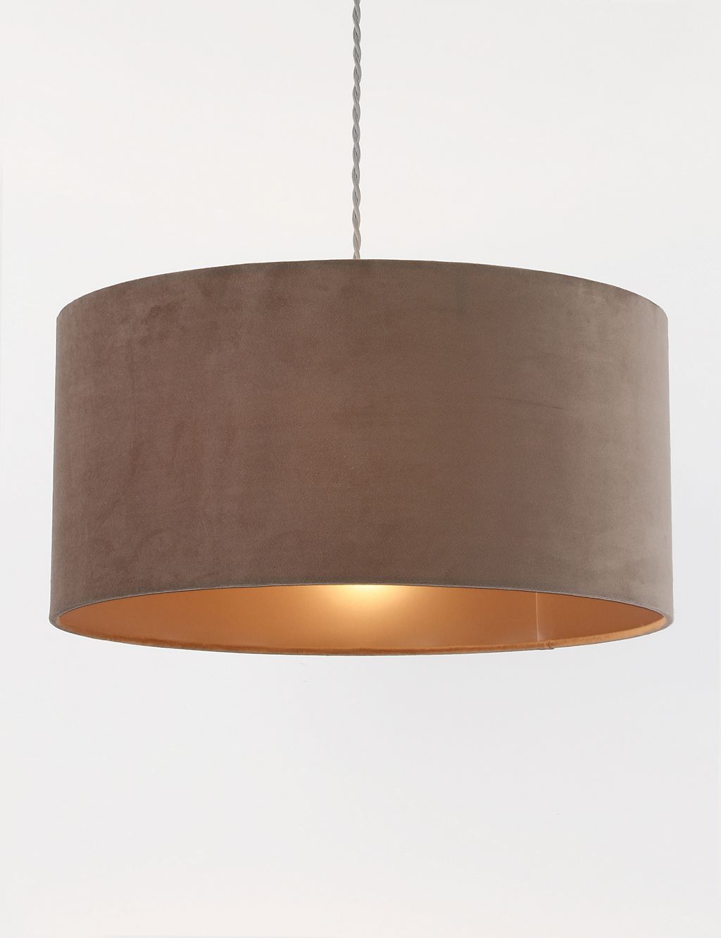 Velvet Oversized Ceiling Lamp Shade 1 of 5
