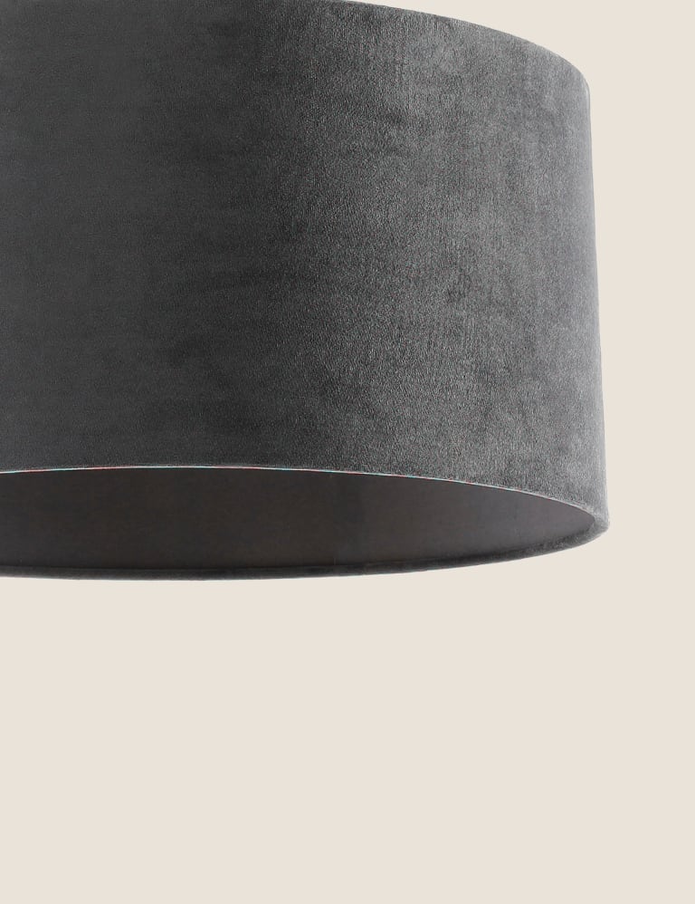 Velvet Oversized Ceiling Lamp Shade 4 of 5