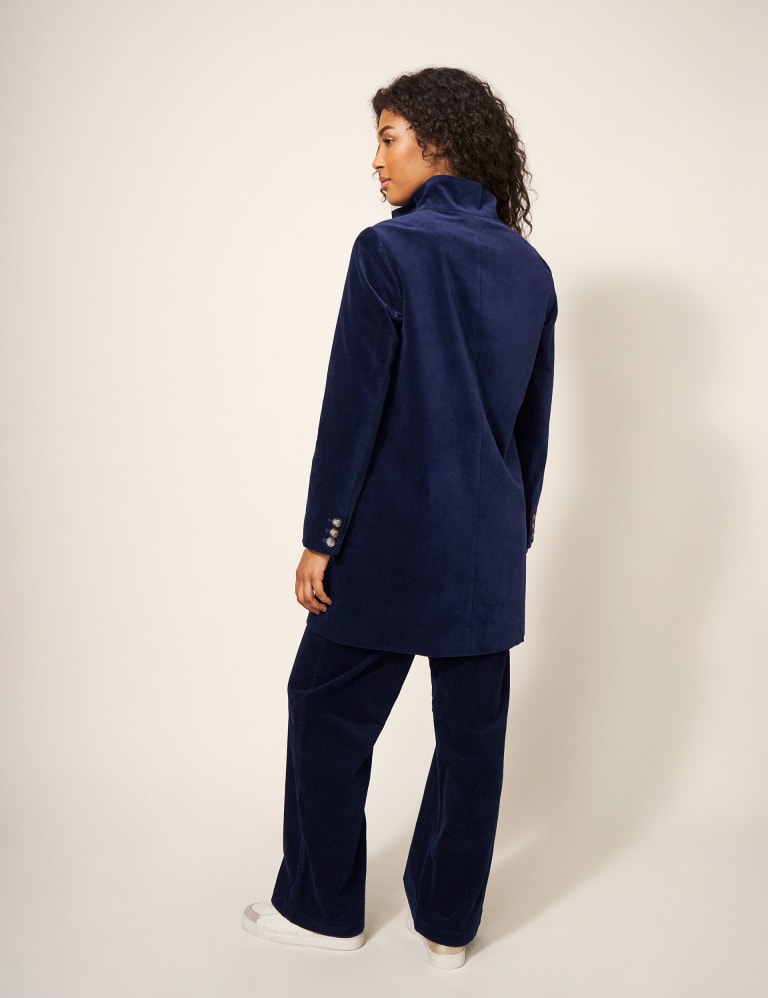 White stuff velvet coat discount