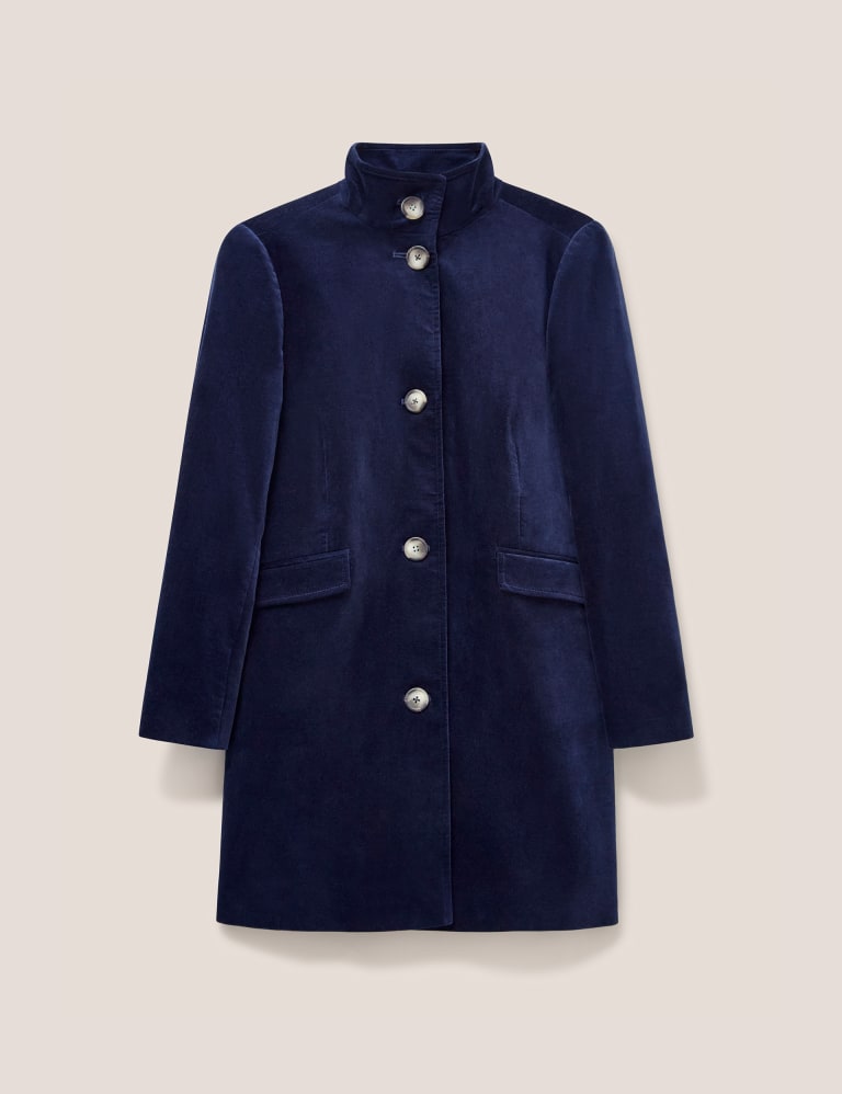 Velvet Pea Coat 2 of 6