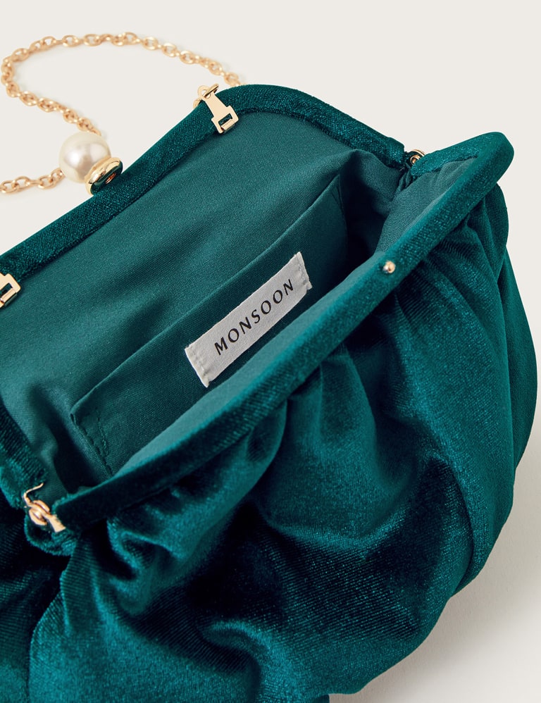 Velvet Pearl Clutch Bag Monsoon M S
