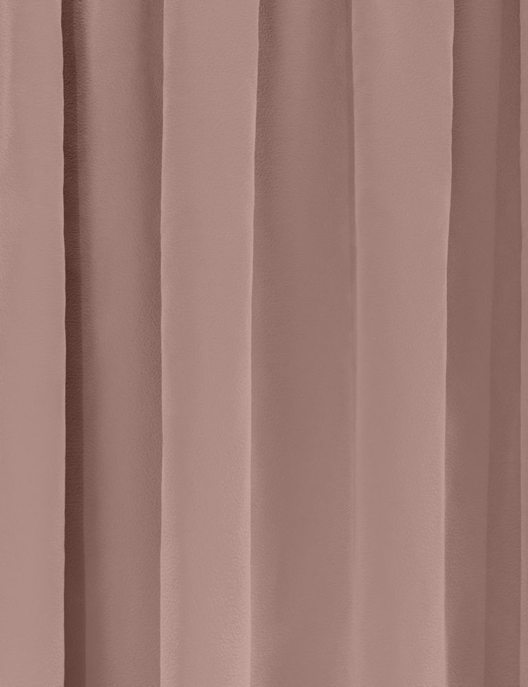 Velvet Pencil Pleat Ultra Temperature Smart Curtains 2 of 8