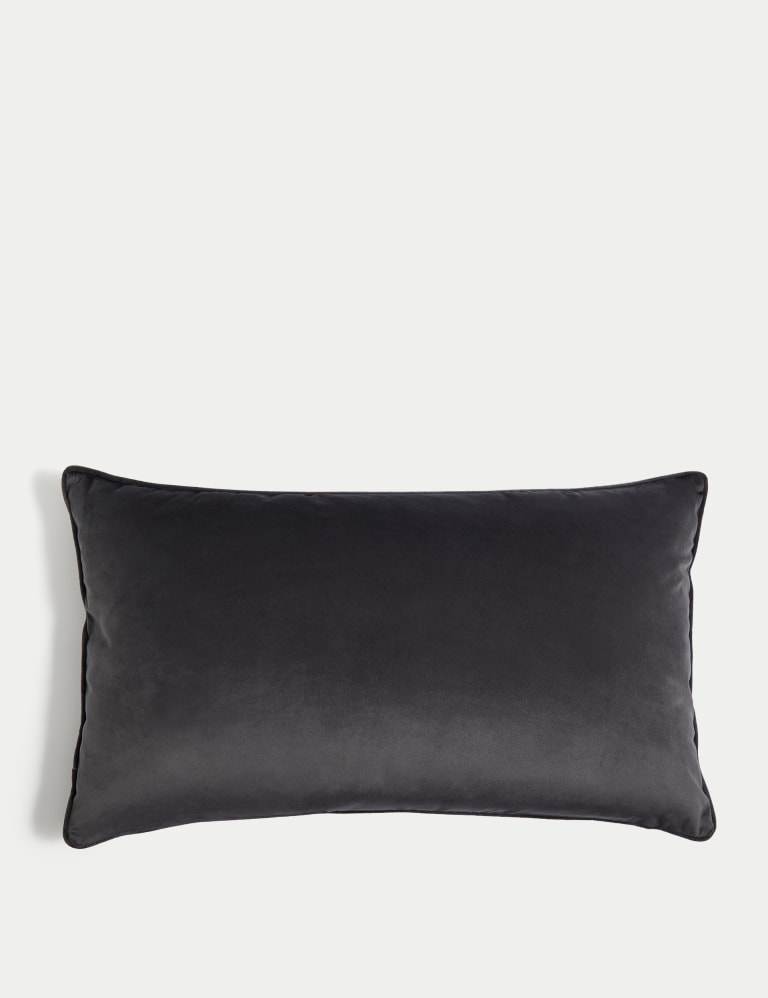Black velvet hotsell bolster pillow