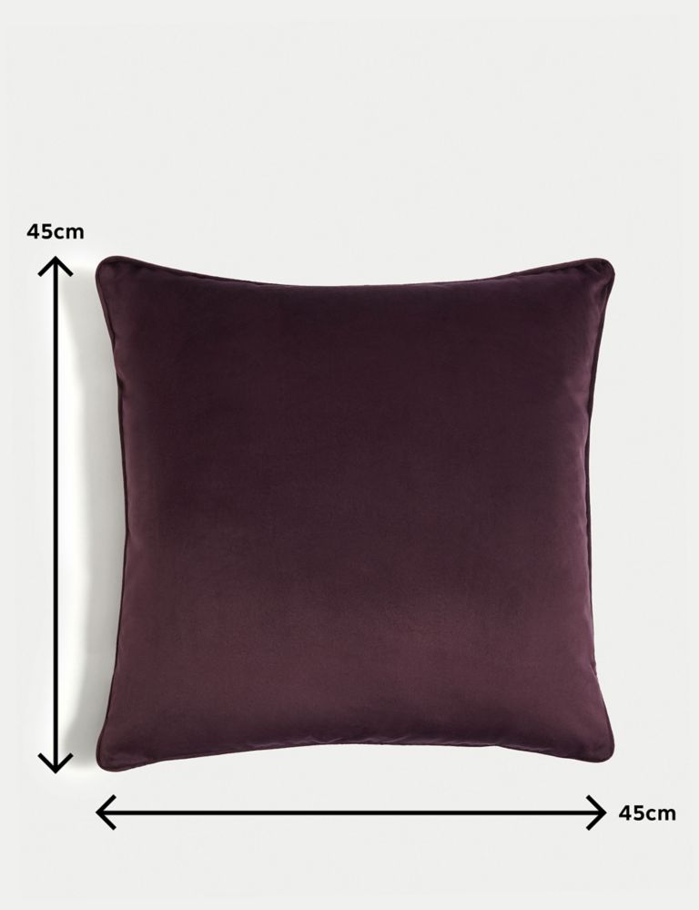 Velvet Piped Cushion 5 of 5