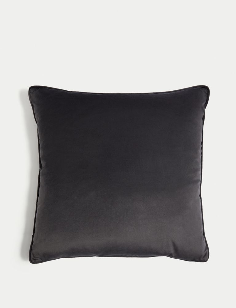 Velvet Piped Cushion 1 of 5