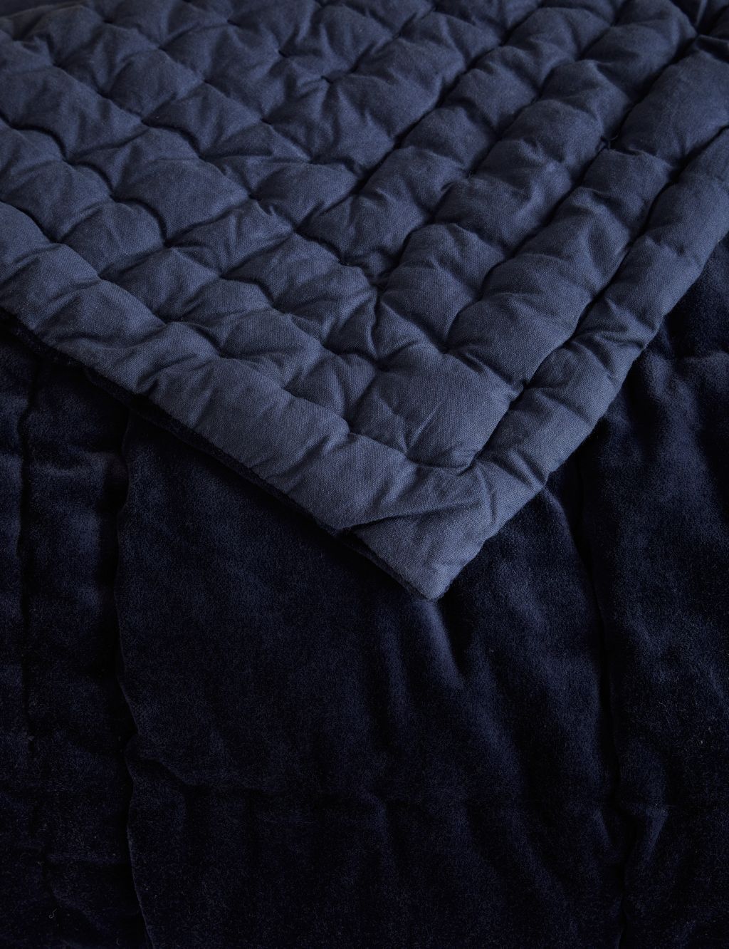 Velvet Quilted Bedspread 1 of 3