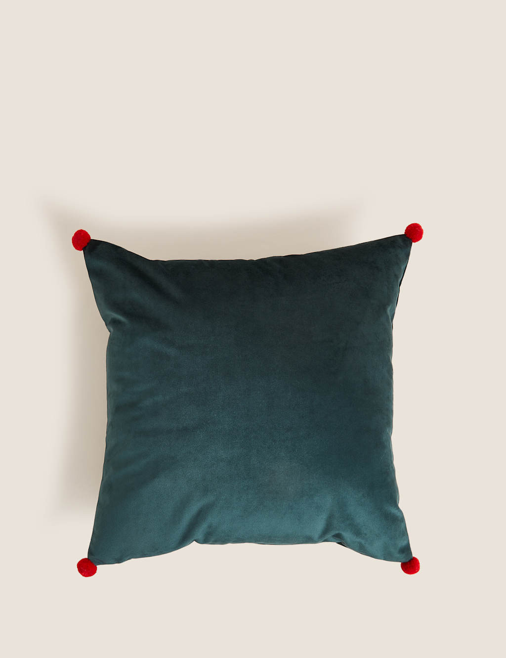 Velvet Robin Embroidered Cushion 3 of 5