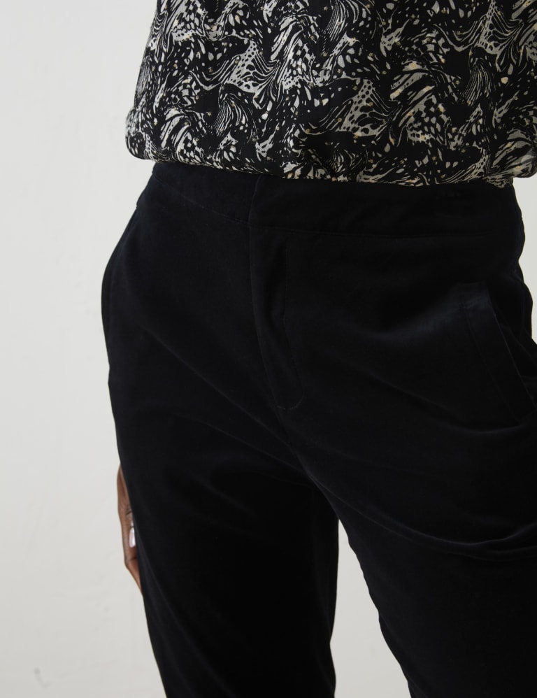 Velvet Slim Fit Trousers FatFace M S