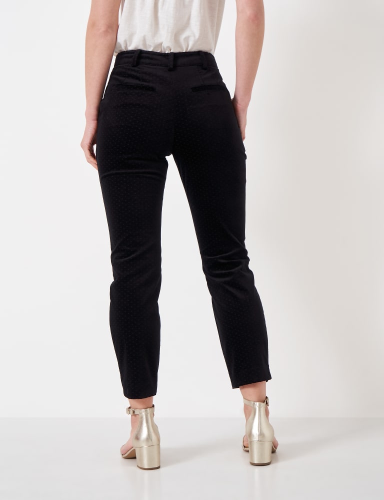 Skinny sales velvet trousers