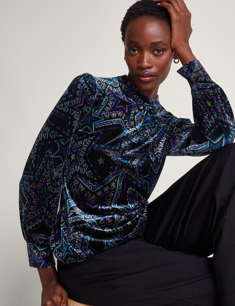 High neck evening top online