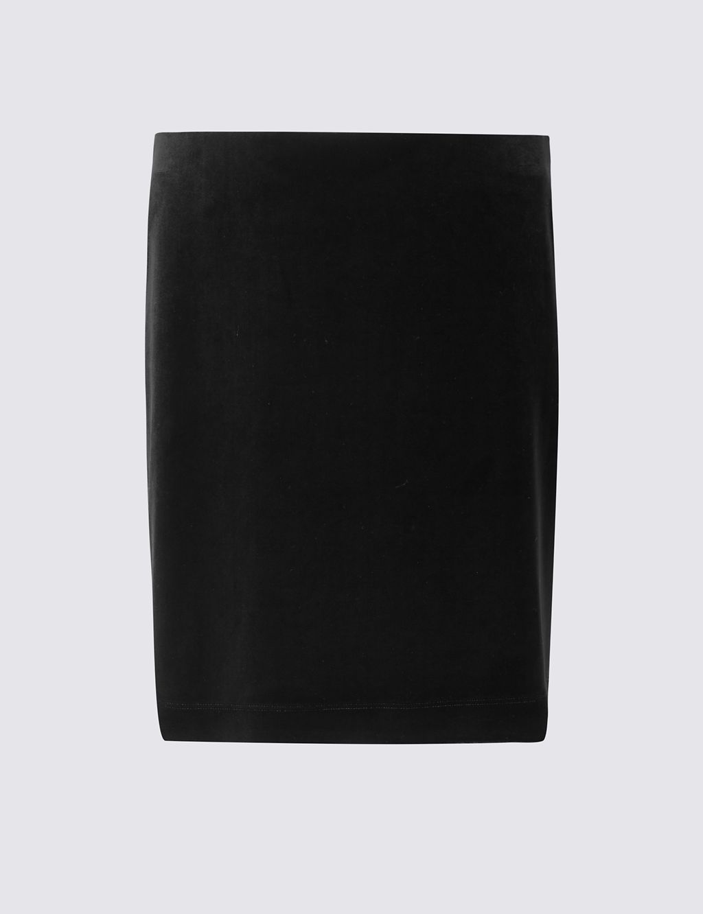 Velvet Straight Mini Skirt 1 of 5
