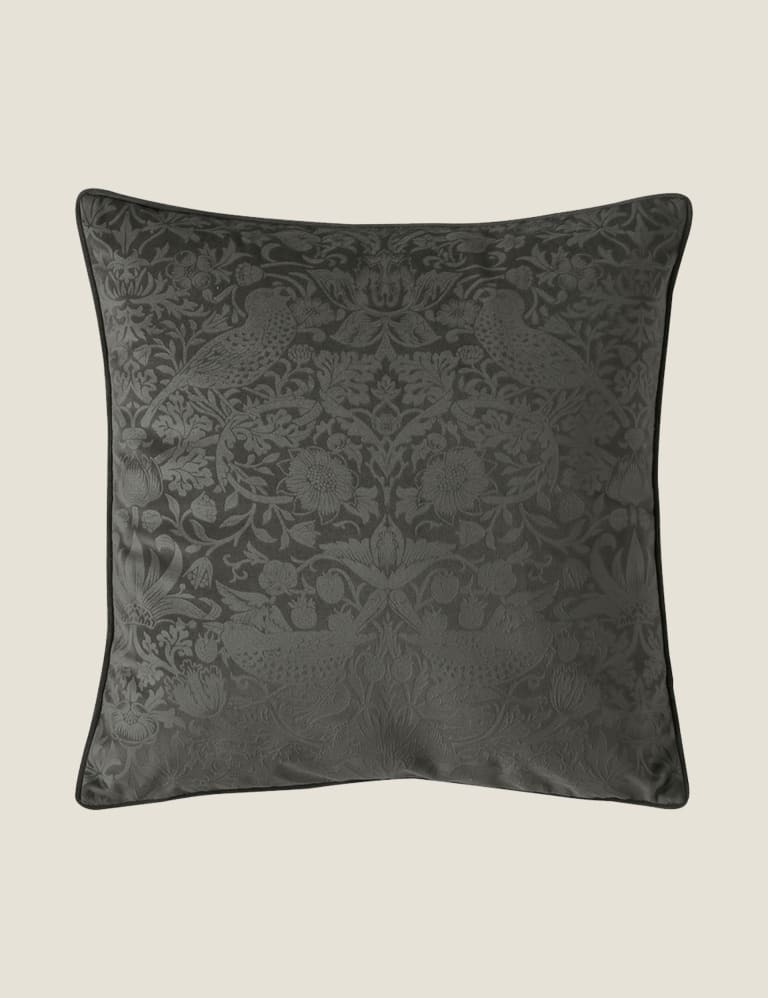 Strawberry thief cushion top