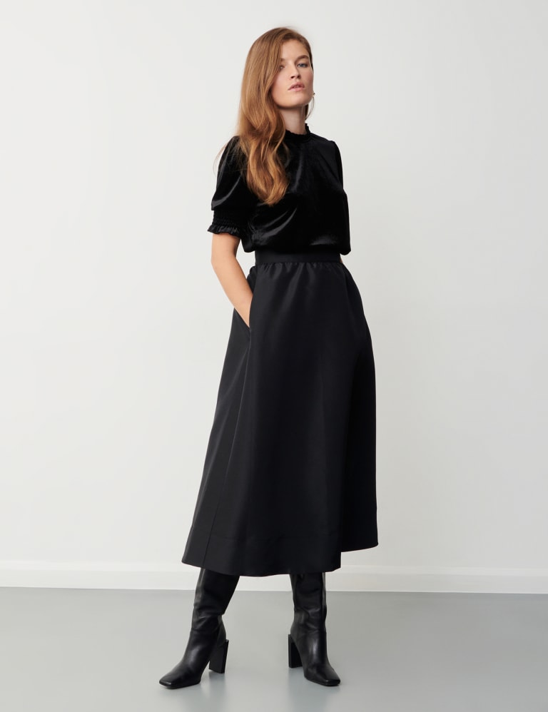 Velvet skirt m&s sales