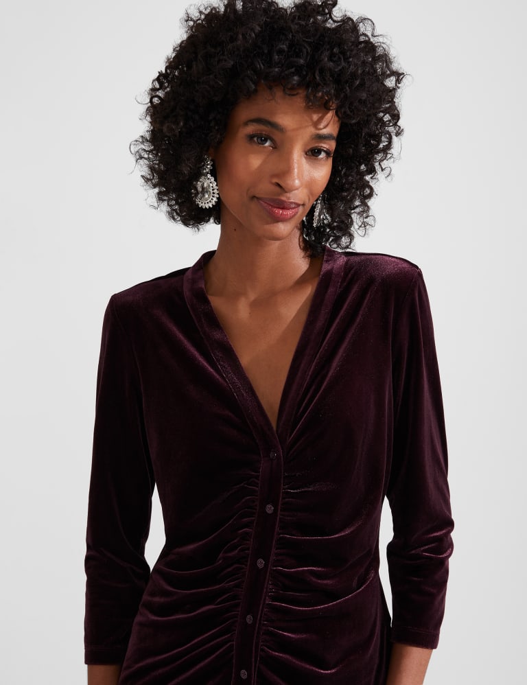 Velvet top dress deals
