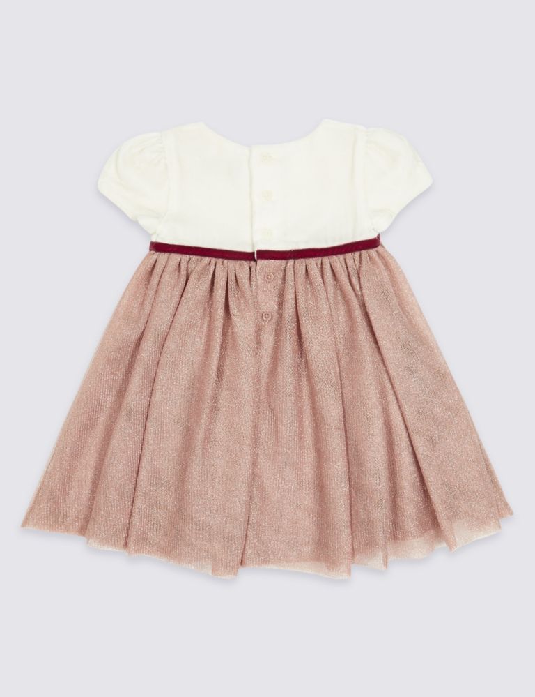 Velvet Tutu Baby Dress 2 of 5