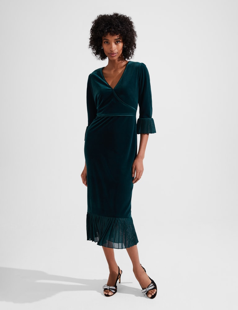 M&s velvet dress online