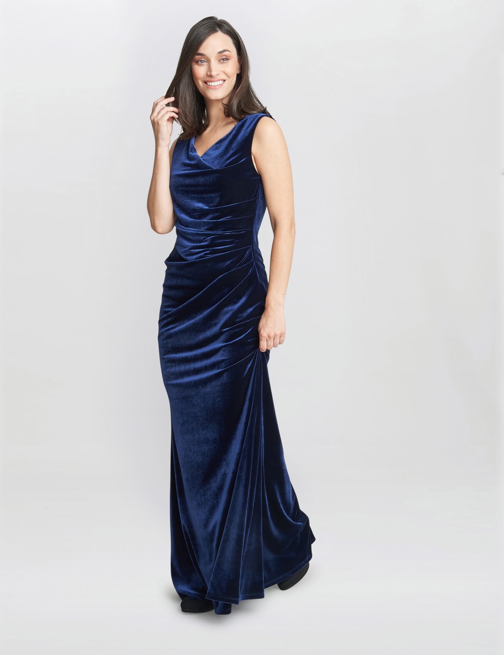 Gina bacconi outlet velvet dress