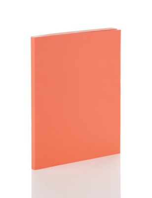 Vibrant Coral Soft Touch Notebook Image 2 of 3