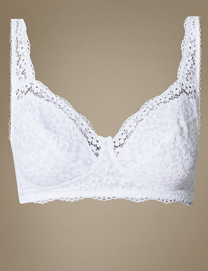 Vintage Lace Non-Padded Full Cup Bra AA-DD Image 2 of 3