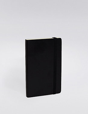 Vintage Style Black Softcover A6 Notebook Image 2 of 3