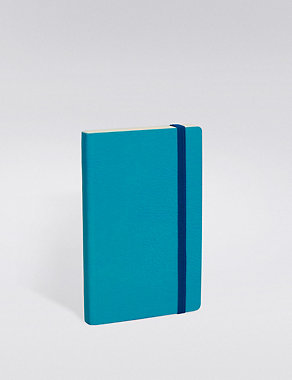 Vintage Style Blue Softcover A6 Notebook Image 2 of 3