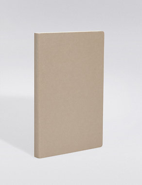 Vintage Style Gold Cream Softcover A5 Notebook Image 2 of 3