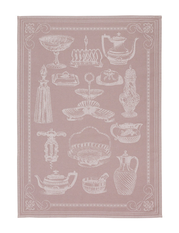 Vintage Style Jacquard Tea Towel Image 1 of 1