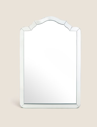 Vintage Style Large Hanging Wall Mirror 1 of 6