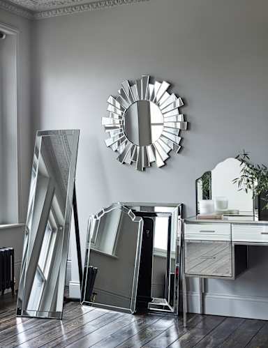 Vintage Style Large Hanging Wall Mirror 5 of 6