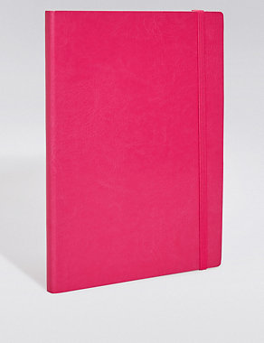 Vintage Style Pink Softcover B5 Notebook Image 2 of 3