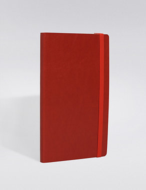 Vintage Style Red Softcover A5 Notebook Image 2 of 3