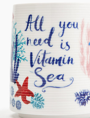Vitamin Sea Slogan Mug Image 2 of 4