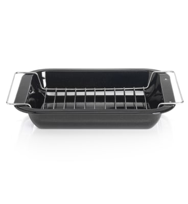 Vitreous Enamel Roast & Rack Grill Pan M&S