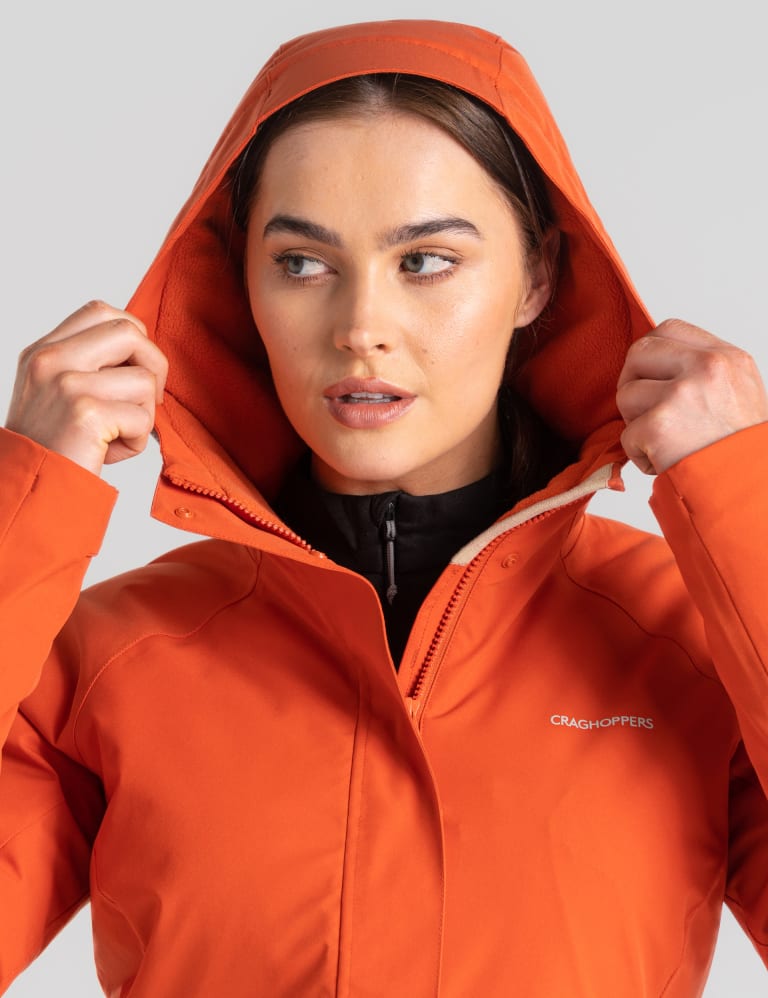 Waisted Hooded Rain Jacket