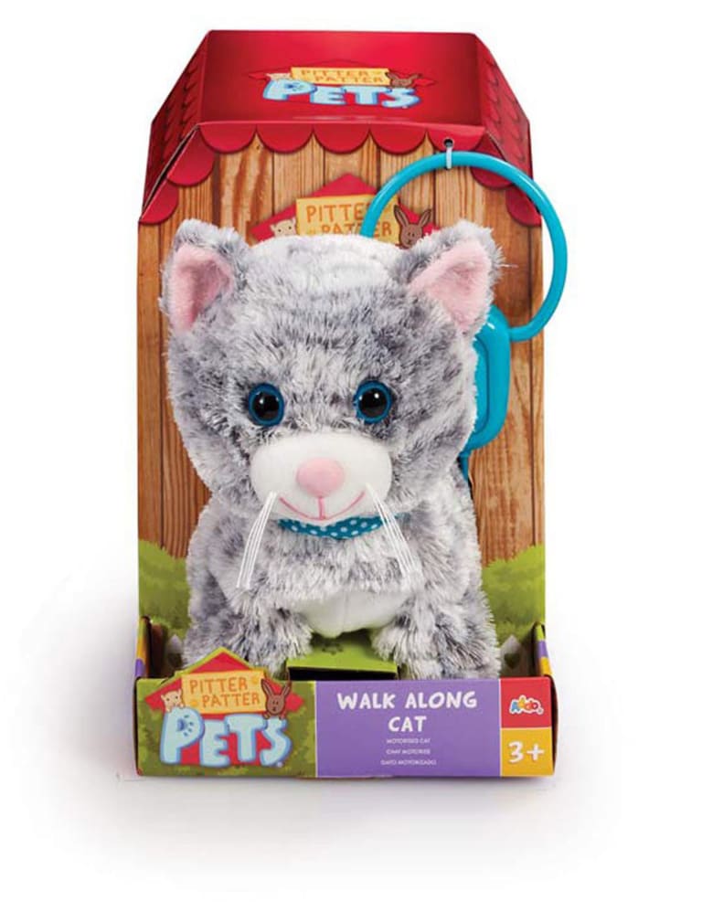 Walk Along Cat Toy 3 Yrs Pitter Patter Pets M S