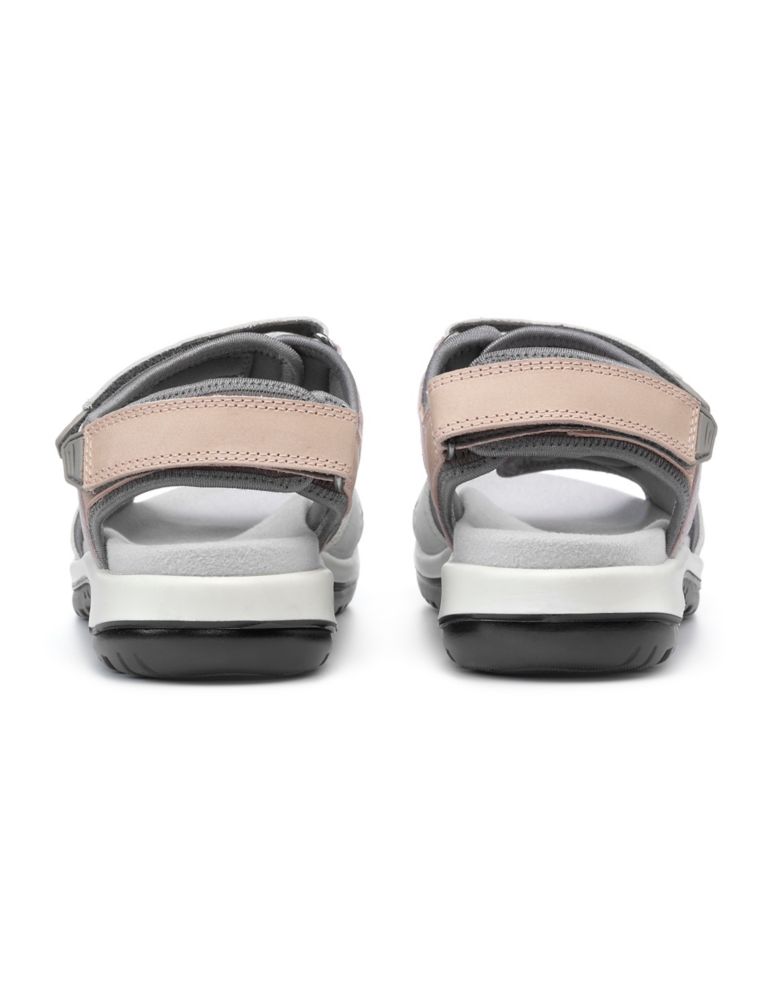 Walk II Wide Fit Leather Riptape Sandals 3 of 4