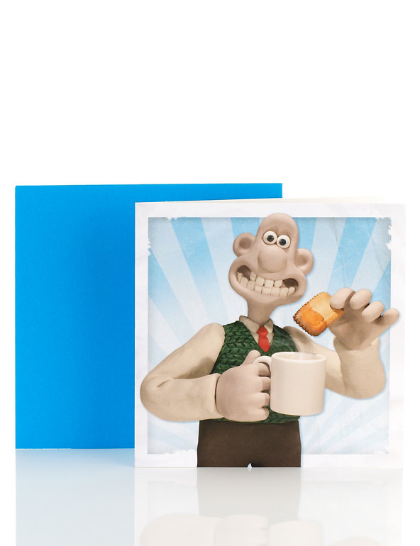 Wallace and Gromit Blank Card Image 1 of 1