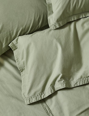 Washed Cotton Duvet Cover Image 2 of 4