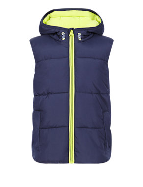 Water Repellent Fleece Lined Thermal Gilet (1-7 Years) Image 2 of 5