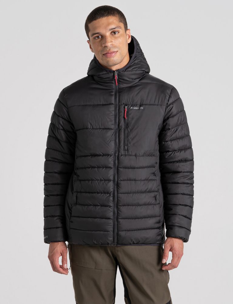 Water Repellent Hooded Puffer Jacket 1 of 10