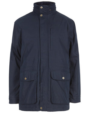 Water Resistant Cotton Rich Parka with Stormwear™ Image 2 of 4