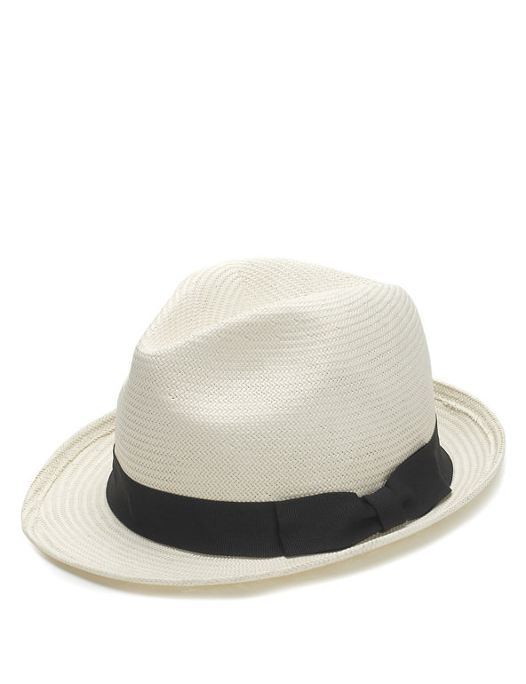 Water Resistant Herringbone Trilby Hat Image 1 of 1