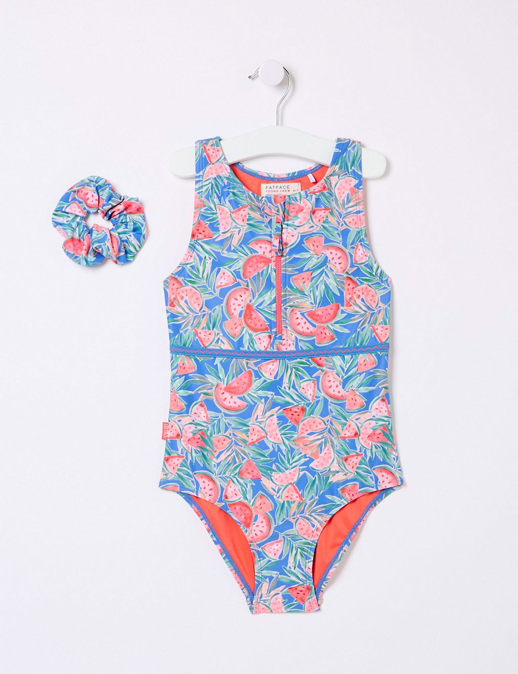 Watermelon Swimsuit with Scrunchie (3-13 Yrs) 1 of 4