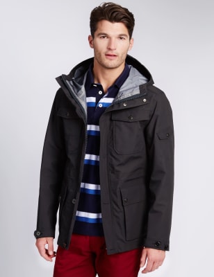 M&s mens 2024 waterproof coats