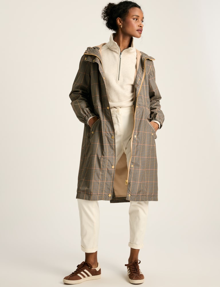 Checked raincoat store